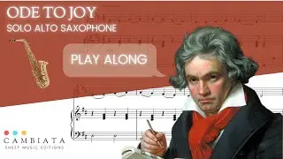 Ode to Joy - Solo Alto sax (Play Along)