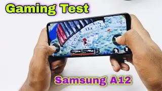 Samsung Galaxy A12 Mobile Gaming Test | Battery Heating Test  | Gyroscope Review 2021🔥🔥🔥