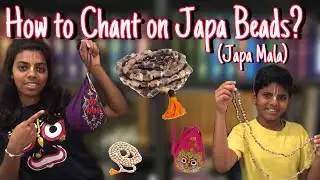How to Chant on Japa Beads (Japa Mala) | Tulsi Beads | Bead Bag | Books | The Krsna Conscious Corner