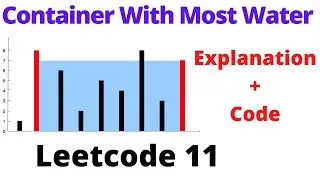 Container With Most Water | leetcode 11 | Hindi