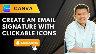 Create An Email Signature with Clickable Social Media Icons Using Canva