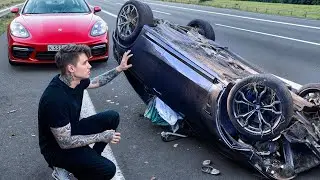 They wrecked a BMW X4M and made it Stage 2 in Panamera.