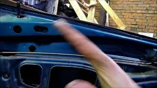 Removing the front power window on a 124 Mercedes (brief visual instructions)
