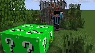 LUCKY BLOCK mod review mcpe 0.14.0