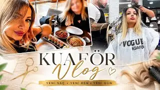 HAIRDRESSER VLOG WITH MY MOM | I RAN INTO A FOLLOWER AT THE HAIR SALON | TURKISH ASMR
