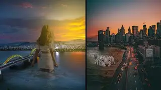 How To Quickly Blend Images - Photoshop Tutorial