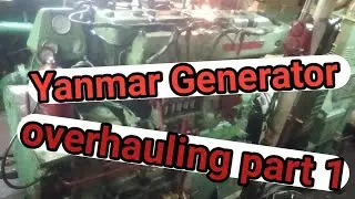 YANMAR Engine Overhauling preparation  part -1