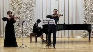 Г.Ф. Гендель Соната для двух скрипок и фортепиано №3 g-moll 1,2 части.