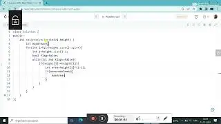 11. Container With Most Water || LEETCODE SOLUTION || IN C++ || DATA STRUCTURE AND ALGORITHM