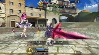 [Fate/Grand Order] Artoria Pendragon (Alter) animations and Noble Phantasm (Excalibur Morgan)
