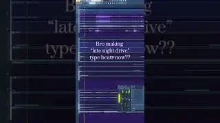 Bro made a “Night Drive” type beat😭😭 #beatsforsale #flstudio #beats #musicproducer #producer