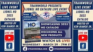 Lionel HO New Item Catalog Live Event!