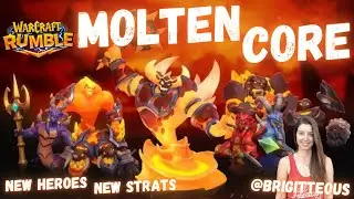 Warcraft Rumble Molten Core 🌋New Heroes! ⬇️ #warcraftrumblepartner #warcraftrumble #moltenCore