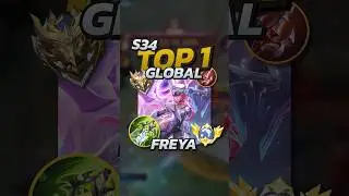 The Top 1 Freya Builds Golden Staff! Mobile Legends 