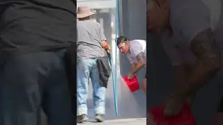 Dumping GASOLINE on Cars in the GHETTO 