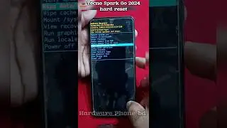 How To Hard Reset | Tecno Spark Go 2024 | hardware phone bd