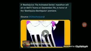 Beetlejuice to have a marathon on MeTV Toons on September 7.