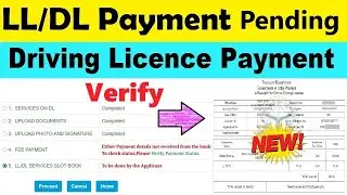 driving licence payment pending | ll/dl payment pending solution | dl payment verify kaise kare
