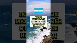 Топ 10 популярных мужских имён в Гондурасе. Top 10 popular male names in Honduras 