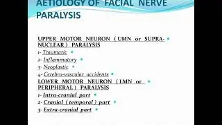 facial nerve paralysis