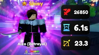 Max Evolved (Shiny) *Reaper* Aizen Showcase! Anime Adventures | ROBLOX