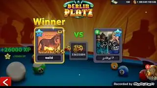 Walid Damoni level max in 8ball pool🎱congratulations🎊🎉! And gameplay.