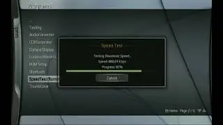 XBMC4Xbox - Internet Speed Test Utility