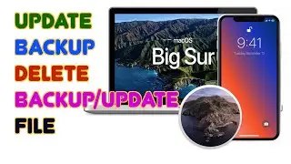 How to Backup Update and delete iPhone Backup file in macOS Catalina