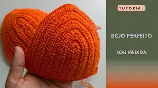 Bojo de crochê fácil - Bojo Perfeito  - Como fazer bojo de biquíni 2024 @Marcosjuniorcroche