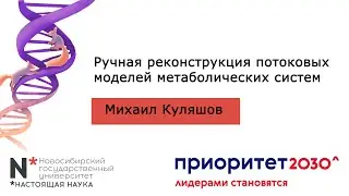 28 декабря 2022 - Ручная реконструкция потоковых моделей метаболических систем