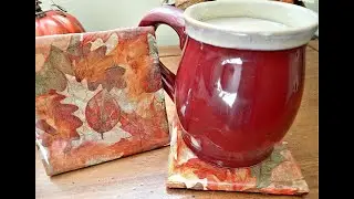 Fall Coaster - Dollar Tree DIY