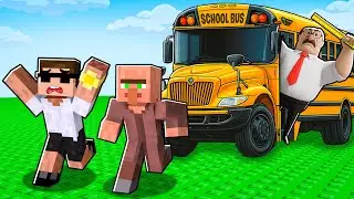 Escaping from Angry School Teacher in Roblox..
