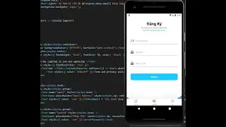 Call API bằng axios trong react native với chức năng Đăng ký tài khoản