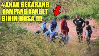 Marahin Bocil yang lagi pacaran mojok di semak semak, Bikin Ngakak