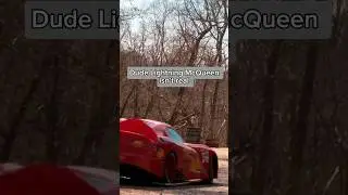 Lightning McQueen spotted in real life! ⚡️#cars #lightningmcqueen #shorts