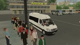 Чистогорская Обл. маршрут 220 Автовокзал - Шалыгин Mercedes-Benz Sprinter 313CDI Tourist.(Omsi 2)
