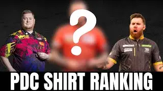 Top 10 Player Shirts Ranked! | PDC Shirt Ranking | Darts Decoded