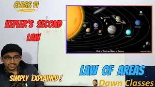 Law of Areas - Kepler's second law of Planetary Motion - Gravitation - Class 11