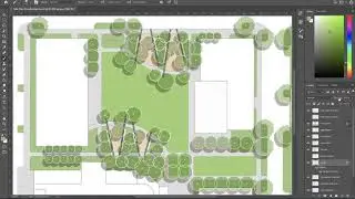 Using Pattern Overlay to Create Textures in Photoshop Site Plan Renderings