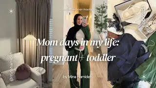 Toddler mom + second trimester vlog🤰🏻*huge* clothing haul, nursery updates, nesting, and more! 