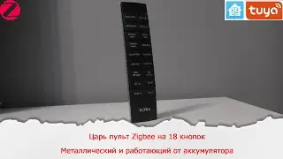 Царь пульт Zigbee Foria на 18 кнопок, металлический и работающий от аккумулятора
