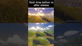 Genshin Area Before & After Release... 