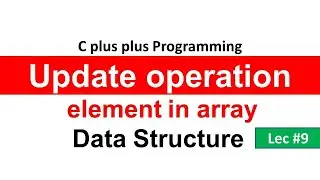 How to update element in array data structure sindhi