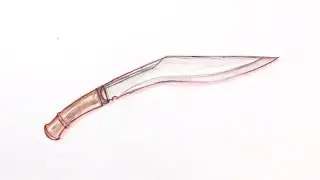 How to Draw A Knife