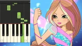 Winx Club- Season 8 Opening Theme (EASY PIANO TUTORIAL)