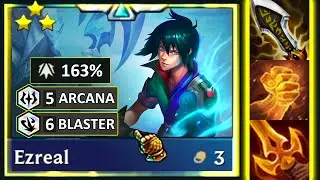Maximized Ezreal 163% Damage AMP! ⭐⭐⭐ ft. 6 Blaster 5 Arcana