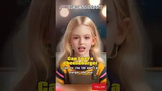 English speaking practice AT THE RESTAURANT 