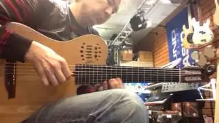Фанк. Godin Grand Concert 7 string new guitar Russian tuning (d-b-g-d-b-g-d)