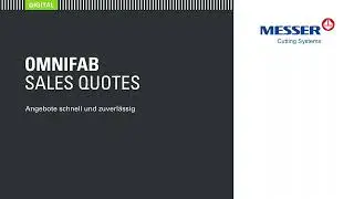 OmniFab Sales Quotes - Angebote schnell und zuverlässig