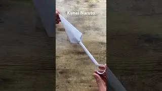 NARUTO KUNAI PAPER KNIFE NINJA TUTORIAL JAPANESE WEAPON PAPER CRAFT INSTRUCTIONS ORIGAMI WORLD ART